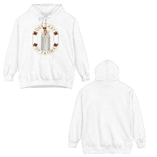 Holy Blessed Mary Catholic Double Sided Hoodies