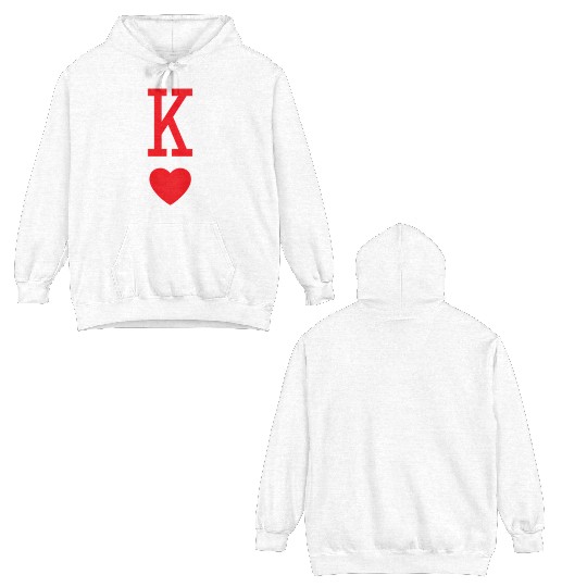 King Of Hearts Saint Valentine'S Day Double Sided Hoodies