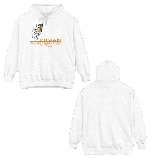 Booze Drinkers Bourbon Drinkers Whiskey Beer Bourb Double Sided Hoodies