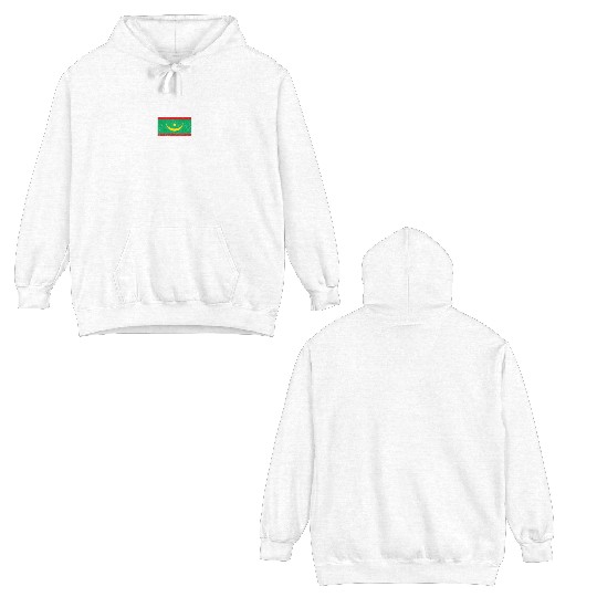 Mauritania Flag Sport Competition Pride Vacation Double Sided Hoodies