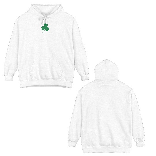 Hooligan Irish St Patrick'S Day Shamrock Clover Double Sided Hoodies