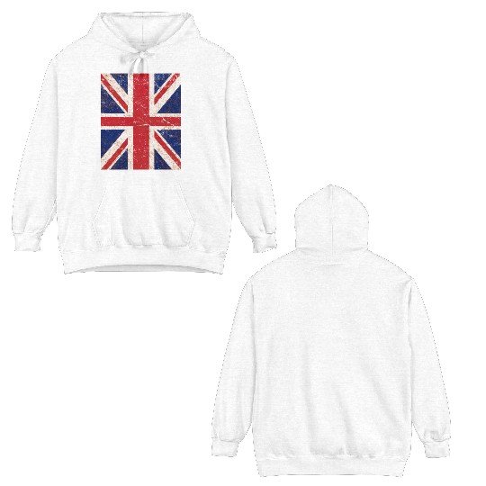 Union Jack Flag Double Sided Hoodies