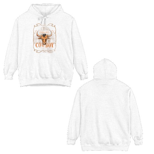 Been Doing Cowboy Shit All Day Bull Riding Rodeo Double Sided Hoodies