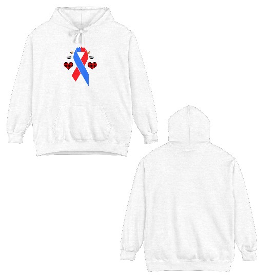 Chd Awareness Remembrance Hero Is Now My Angel Double Sided Hoodies