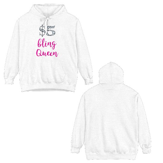 5 Bling Queen Jewelry Consultant Event Pop Up Double Sided Hoodies