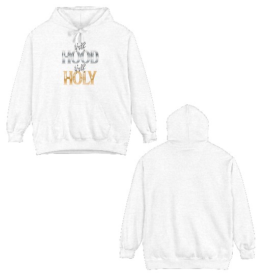 Half Hood Half Holy Double Sided Hoodies