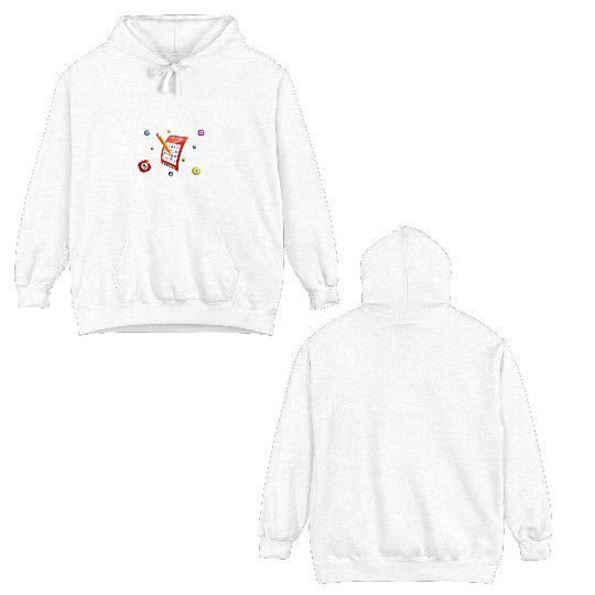 Lottery Bingo Time Double Sided Hoodies