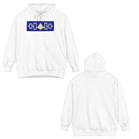 Haudenosaunee Iroquois Native Indigenous Bead Double Sided Hoodies