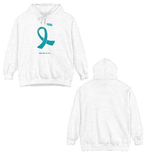 I Wear Teal For My Fiance Food Allergy Awareness Double Sided Hoodies