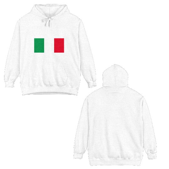 Italia Italian Flag Italy Pride Double Sided Hoodies
