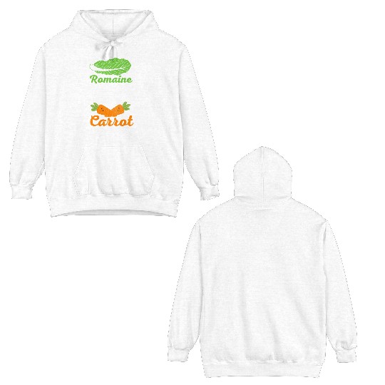 Romaine calm and carrot on | funny carrot gift Double Sided Hoodies