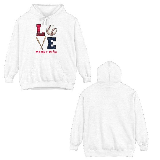 Love Ny A Ny A Atlanta Mlbpa Double Sided Hoodies
