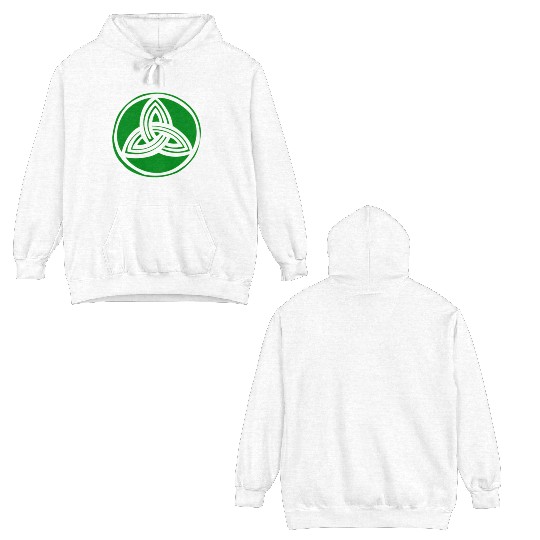 Irish Celtic Cross Trinity Knot St Patrick'S Day Double Sided Hoodies