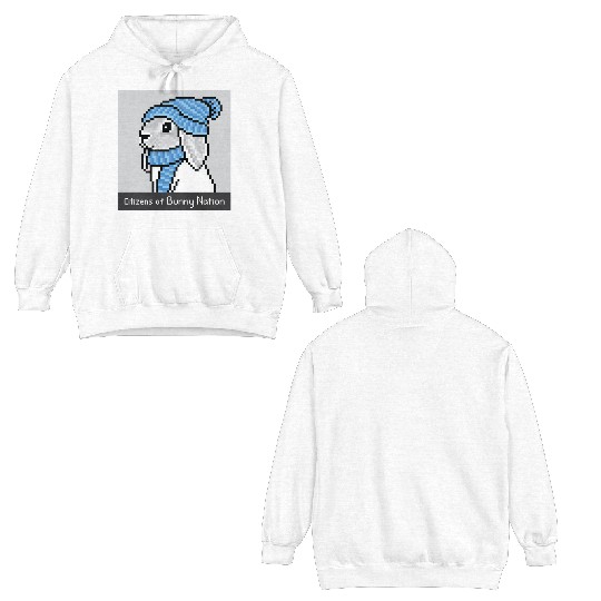 Citizens of Bunny Nation NFT #87 Artwork Double Sided Hoodies