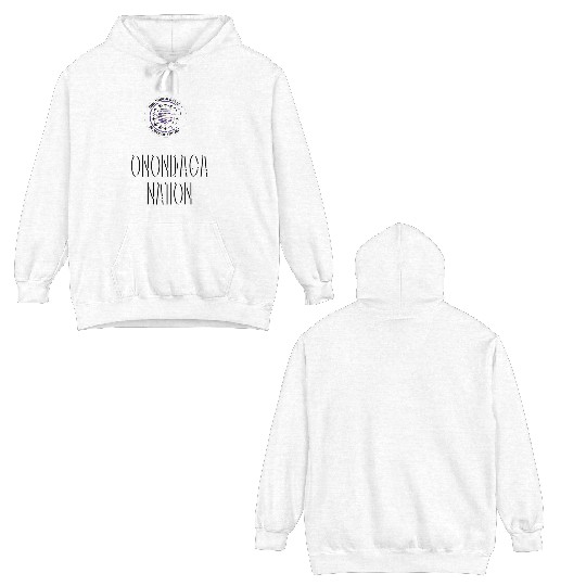 Onondaga Nation Indigenous Native American Headdre Double Sided Hoodies