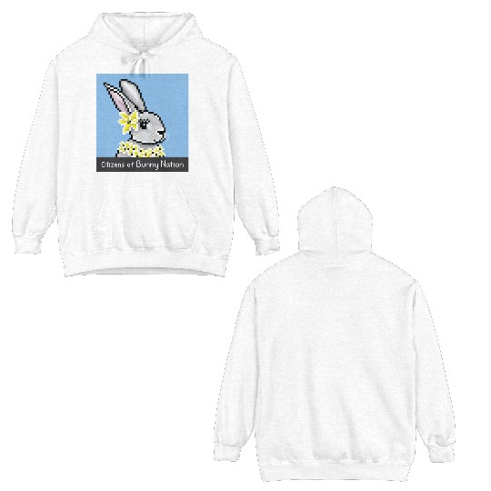 Citizens of Bunny Nation NFT #18 Artwork Double Sided Hoodies