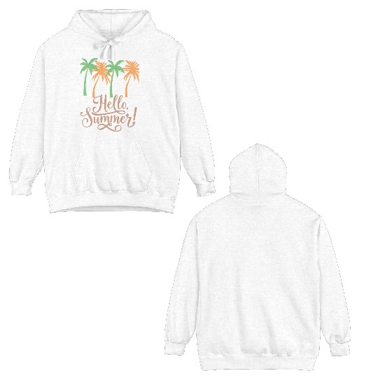 Hello Summer Double Sided Hoodies