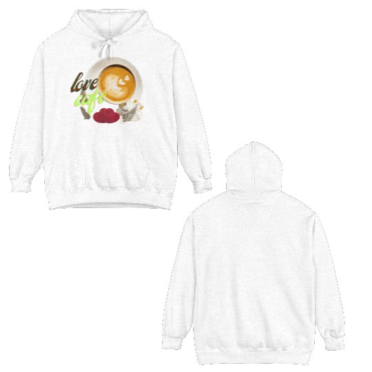 Chemise de café et de psychologie, Double Sided Hoodies drôle d
