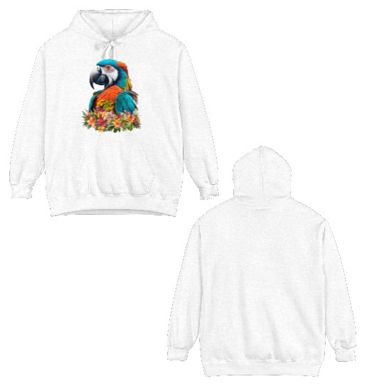 Beautiful Nature - Macaw 03 Double Sided Hoodies