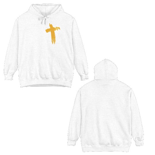 Cross is My Cause Support Christian Catholic Jesus Double Sided Hoodies