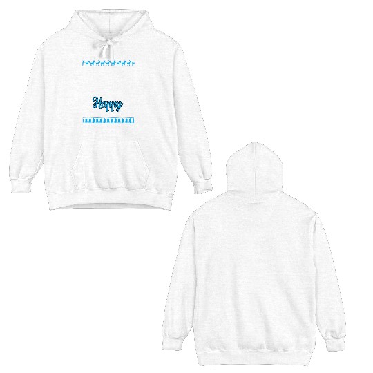 Happy Chrismukkah Ugly Style Double Sided Hoodies