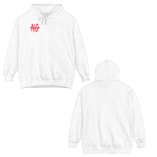 Problem? Solutions Black Humor Don't Care Double Sided Hoodies