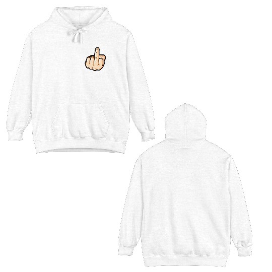 I'M 49 Plus F You Middle Finger 50Th Double Sided Hoodies