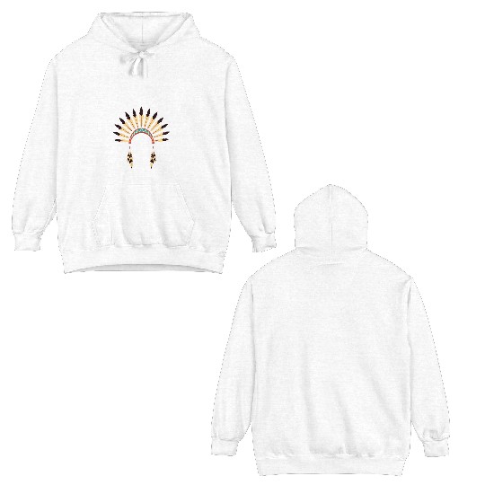 Proud To Be Lenape Delaware Native American Pride Double Sided Hoodies