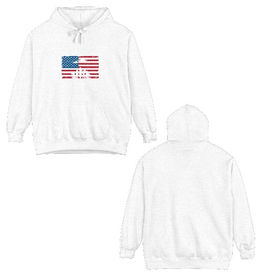I Am A Proud American Veteran Double Sided Hoodies