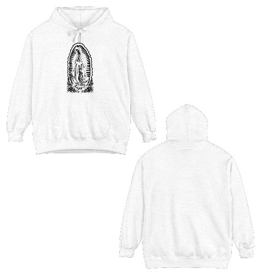 Virgin Mary Lady of Guadalupe Virgen De Guadalupe Double Sided Hoodies