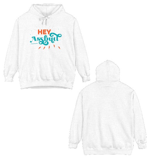 Supernatural Hey Assbutt Typography Double Sided Hoodies