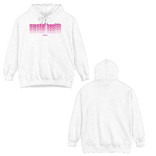 Mental Health Matters Poppins Barbiecore Pink Double Sided Hoodies
