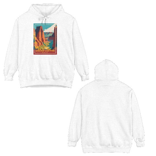 Grand Canyon National Park Arizonna Vintage Double Sided Hoodies