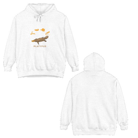 Schnabeltier Power Combined Platypus Double Sided Hoodies