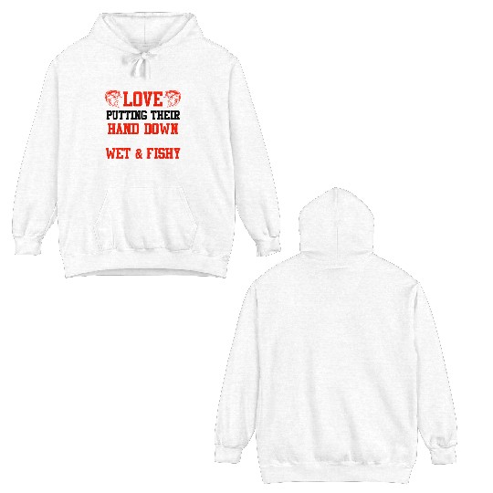Noodler Love putting their Hand Catfish Fishing Double Sided Hoodies