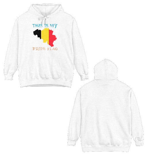 This Is My Pride Flag Germany, German history Double Sided Hoodies