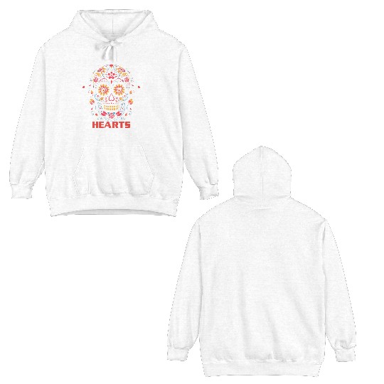 Dia De Los Muertos Sugar Skull Mexican Holiday Double Sided Hoodies