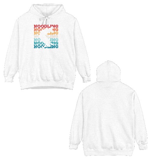 Noodler Catfish Noodling Expert Flathead Fish Double Sided Hoodies