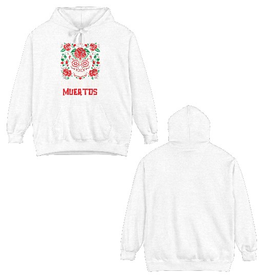 Dia De Los Muertos Sugar Skull Mexican Holiday Double Sided Hoodies