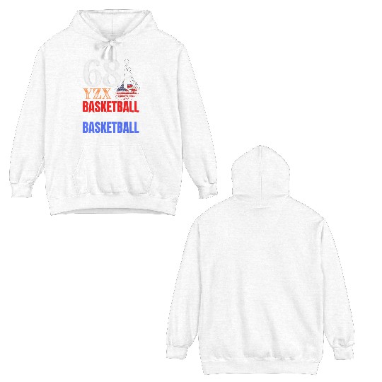 American basketball tri-colour Double Sided Hoodies