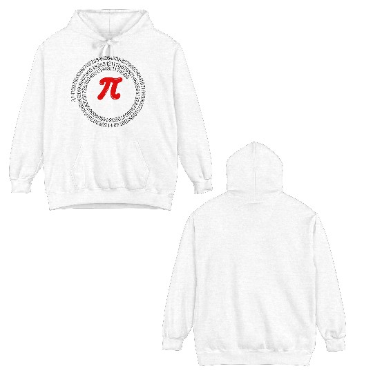 Pi Double Sided Hoodies, Pi Number Double Sided Hoodies, Math Teacher Double Sided Hoodies,