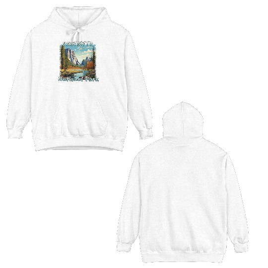 USA Yosemite National Park Sierra Nevada Colorful Double Sided Hoodies
