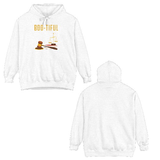 Boo-tiful Briefs Ghoul Defense Lawyer Halloween Double Sided Hoodies
