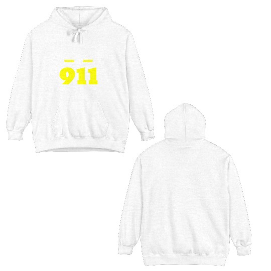 911 Is My Work Number Dispatcher Emergency Double Sided Hoodies