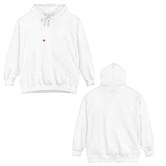 Tokyo Skyline Heartbeat Japanese Heart Love Tokyo Double Sided Hoodies