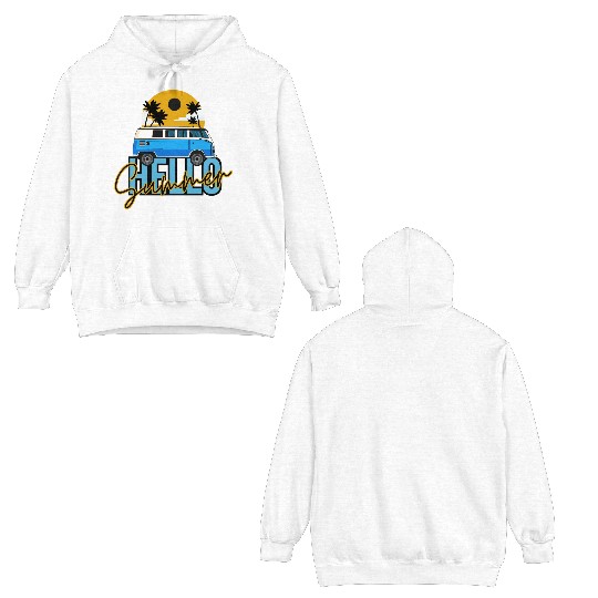 Hello Summer Double Sided Hoodies
