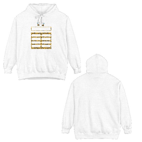 Spelling Bee Halloween Teachers Double Sided Hoodies