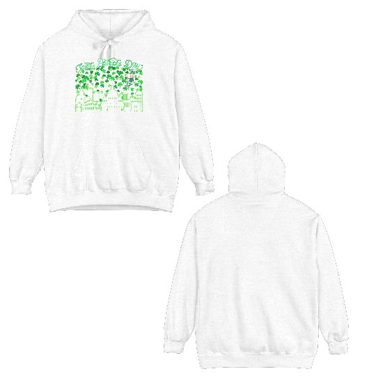 Saint Patrick's Day Rome Italy Double Sided Hoodies