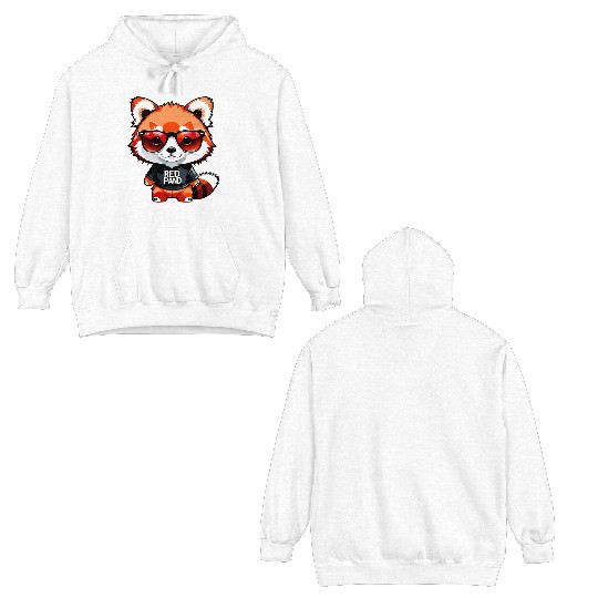 Chibi Red Panda Cub Double Sided Hoodies