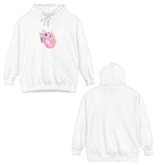 This Is My Valentine s Day Pajama Axolotl Couples Double Sided Hoodies